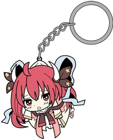 DATE A LIVE TSUMAMARE ITSUKA KOTORI RUBBER KEYCHAIN