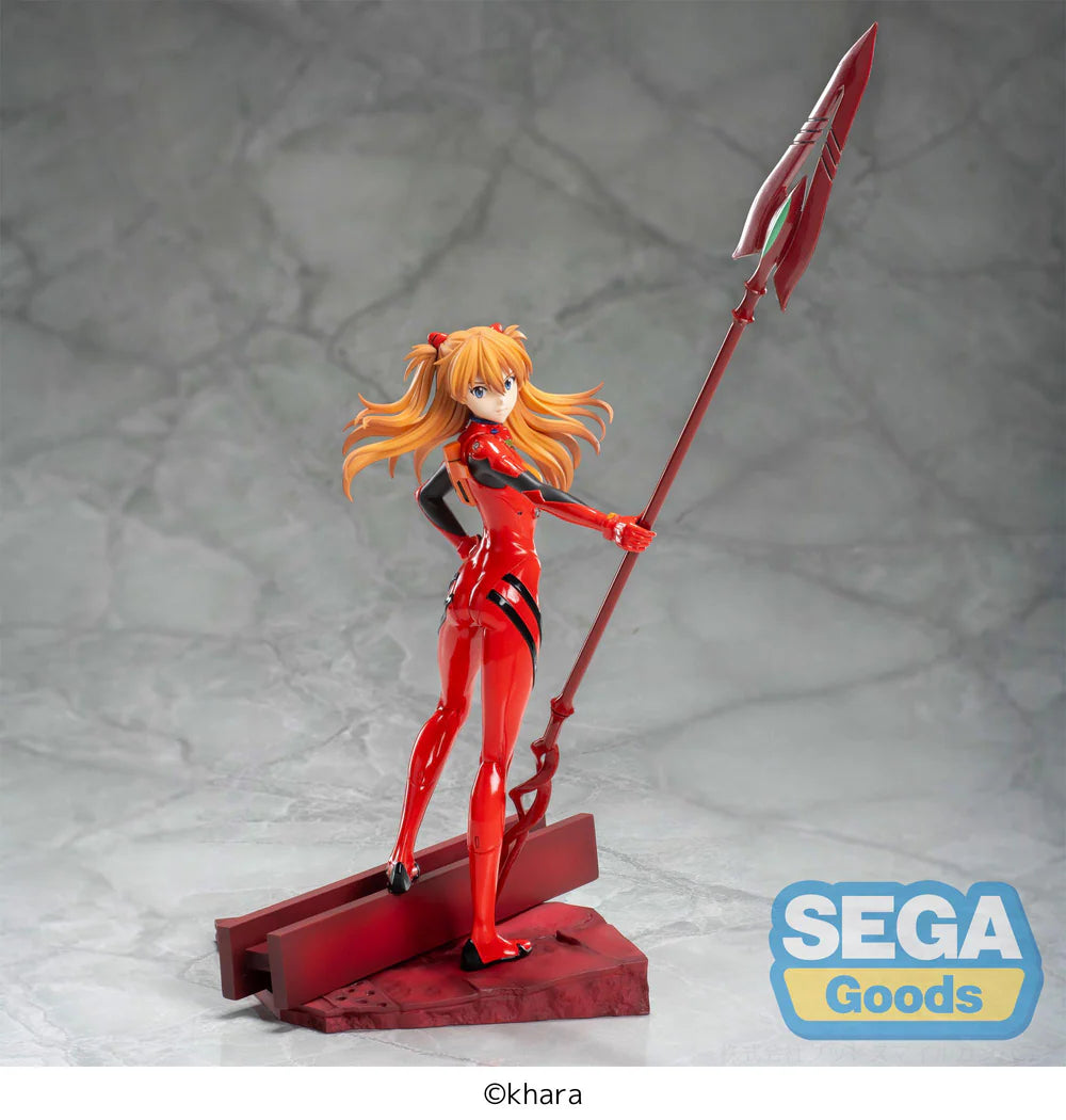 EVANGELION: 3.0+1.0 THRICE UPON A TIME - ASUKA SHIKINAMI LANGLEY X SPEAR OF CASSIUS FIGURE