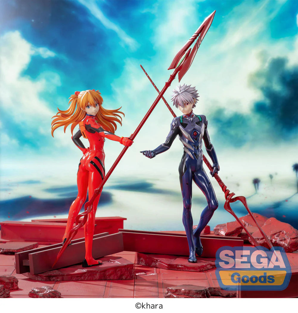 EVANGELION: 3.0+1.0 THRICE UPON A TIME - ASUKA SHIKINAMI LANGLEY X SPEAR OF CASSIUS FIGURE