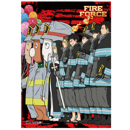 FIRE FORCE GROUP WALL SCROLL