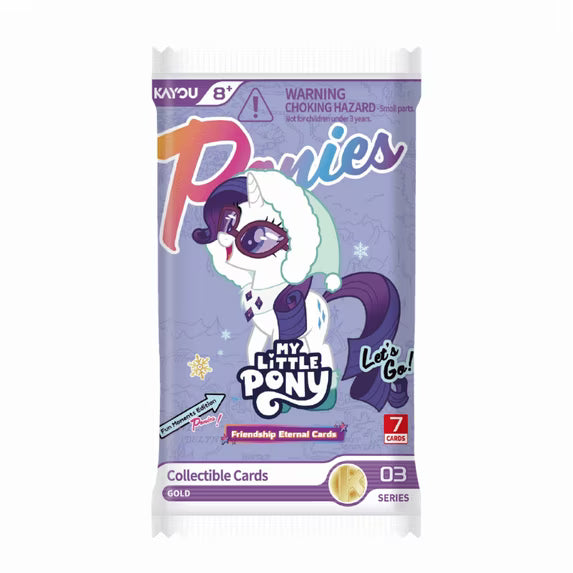 MY LITTLE PONY - FRIENDSHIP ETERNAL COLLECTIBLE CARDS 03A FUN MOMENTS EDITION BOOSTER PACK