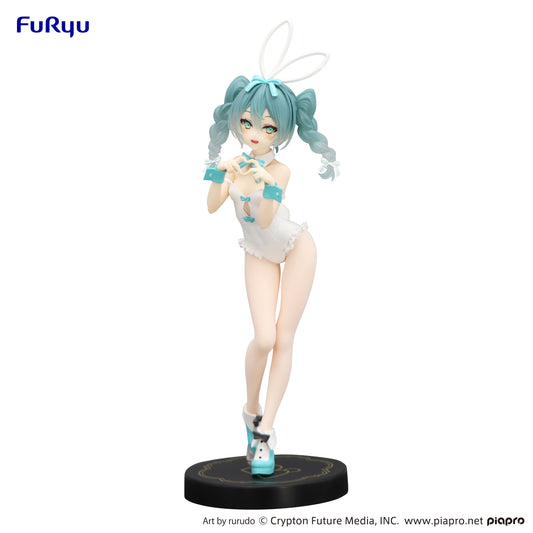 VOCALOID HATSUNE MIKU BICUTE BUNNIES RURUDO WHITE COLOR VER. CRANE FIGURE