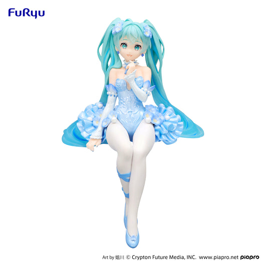 VOCALOID HATSUNE MIKU FLOWER FAIRY NEMOPHILA PAIL BLUE VER NOODLE STOPPER FIGURE
