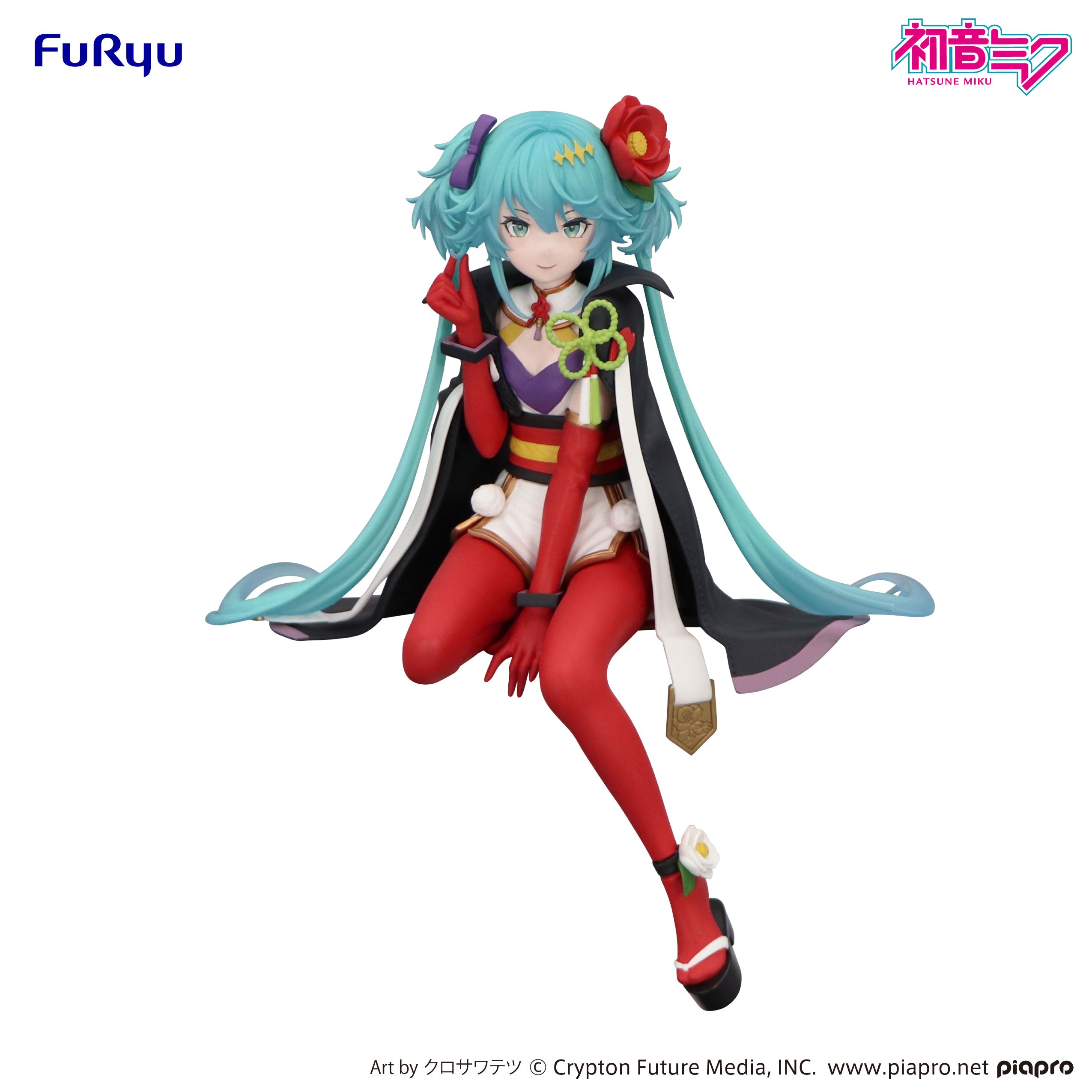 HATSUNE MIKU - FLOWER FAIRY CAMELLIA NOODLE STOPPER FIGURE