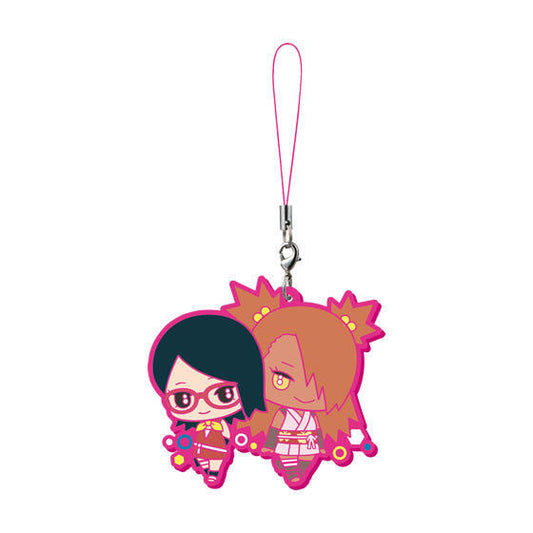 BORUTO NEXT GENERATION SARADA & CHOCHO RUBBER STRAP