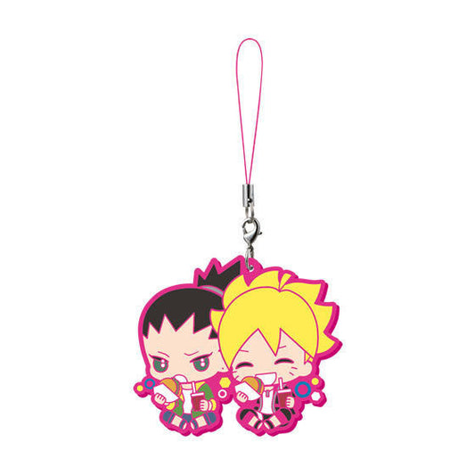 BORUTO NEXT GENERATION SHIKADAI & BORUTO RUBBER STRAP