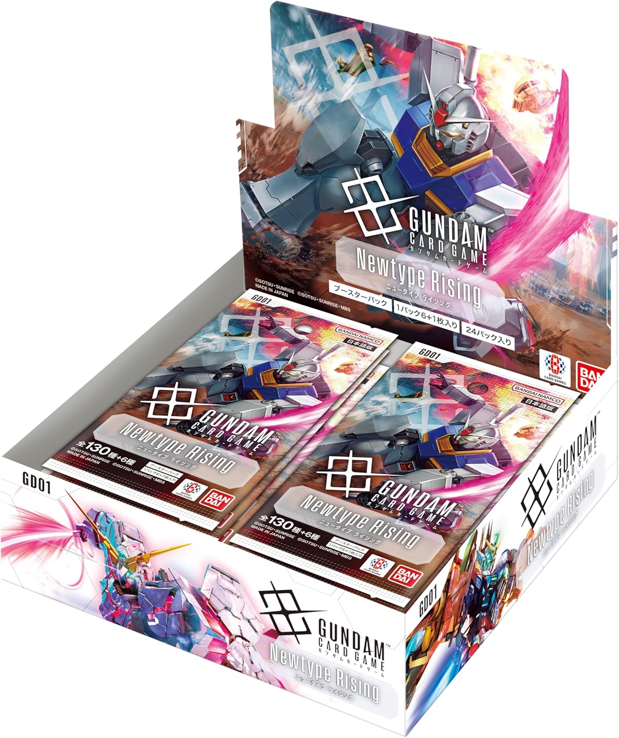 GUNDAM CARD GAME - NEW TYPE RISING [BP01] BOOSTER PACK