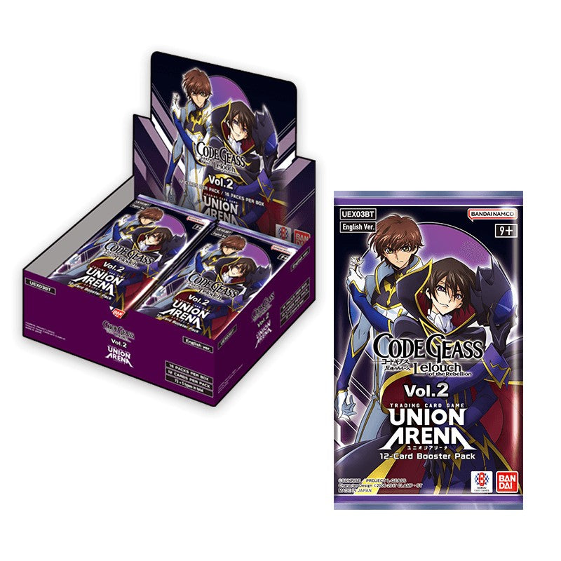UNION ARENA - CODE GEASS "LELOUCH OF THE REBELLION" VOL. 2 BOOSTER PACK TCG