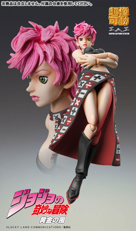 JOJO'S BIZARRE ADVENTURE: GOLDEN WIND - TRISH UNA "VER. BLACK" CHOZOKADO SUPER ACTION FIGURE