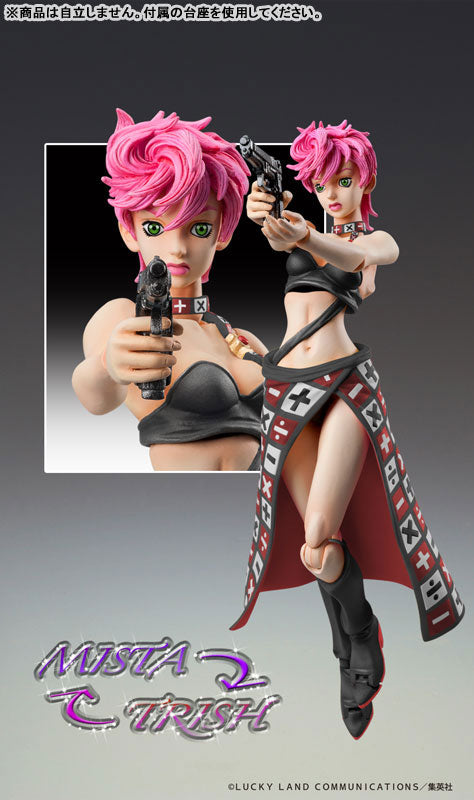JOJO'S BIZARRE ADVENTURE: GOLDEN WIND - TRISH UNA "VER. BLACK" CHOZOKADO SUPER ACTION FIGURE