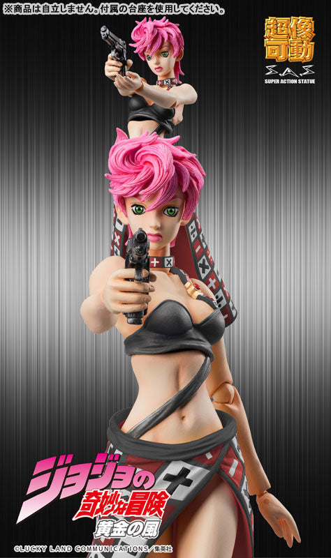 JOJO'S BIZARRE ADVENTURE: GOLDEN WIND - TRISH UNA "VER. BLACK" CHOZOKADO SUPER ACTION FIGURE