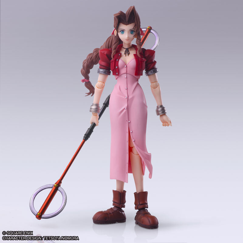 FINAL FANTASY VII - AERITH GAINSBOROUGH BRING ARTS MYTHRIL ROD VER. FIGURE