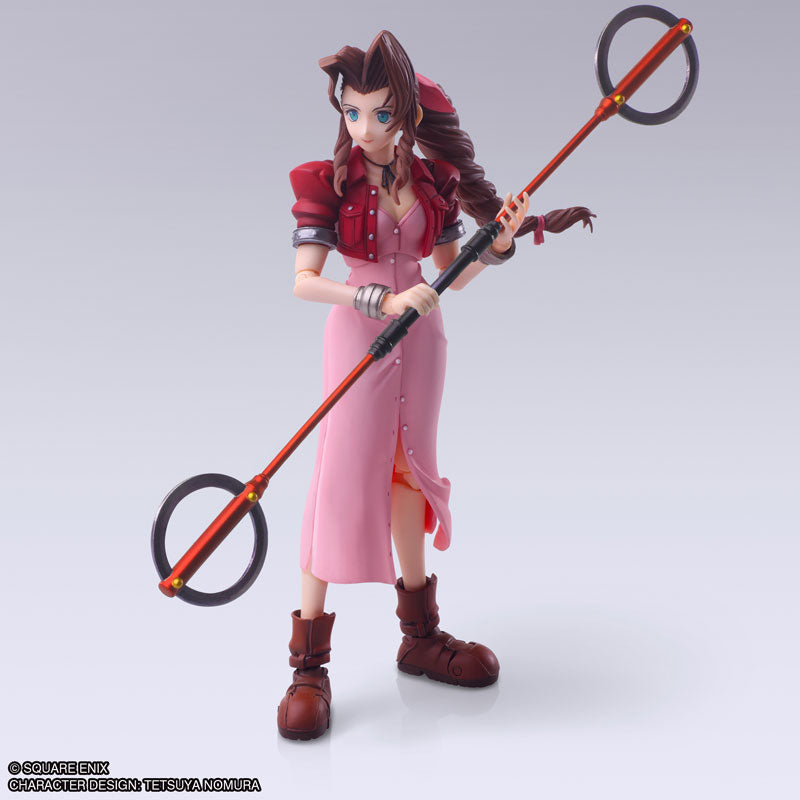 FINAL FANTASY VII - AERITH GAINSBOROUGH BRING ARTS MYTHRIL ROD VER. FIGURE