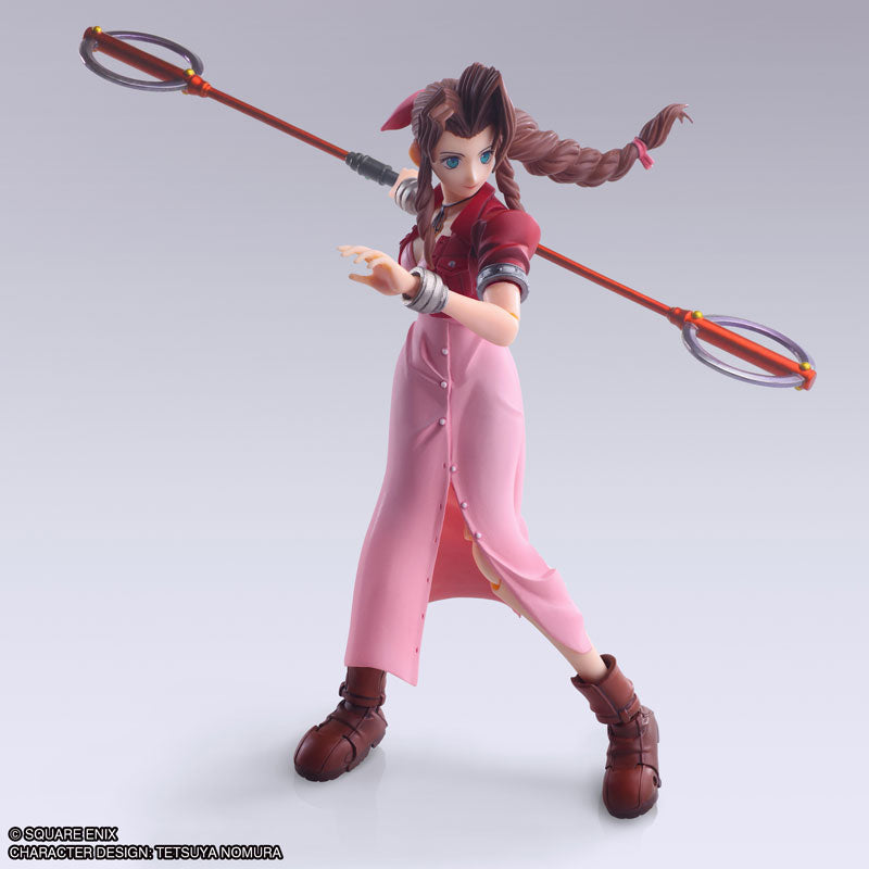 FINAL FANTASY VII - AERITH GAINSBOROUGH BRING ARTS MYTHRIL ROD VER. FIGURE