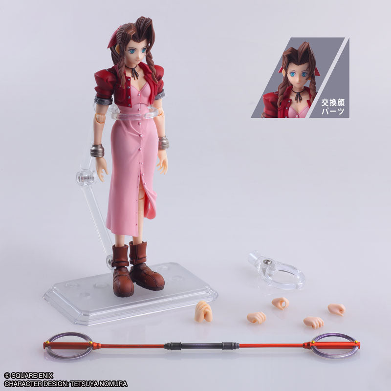 FINAL FANTASY VII - AERITH GAINSBOROUGH BRING ARTS MYTHRIL ROD VER. FIGURE