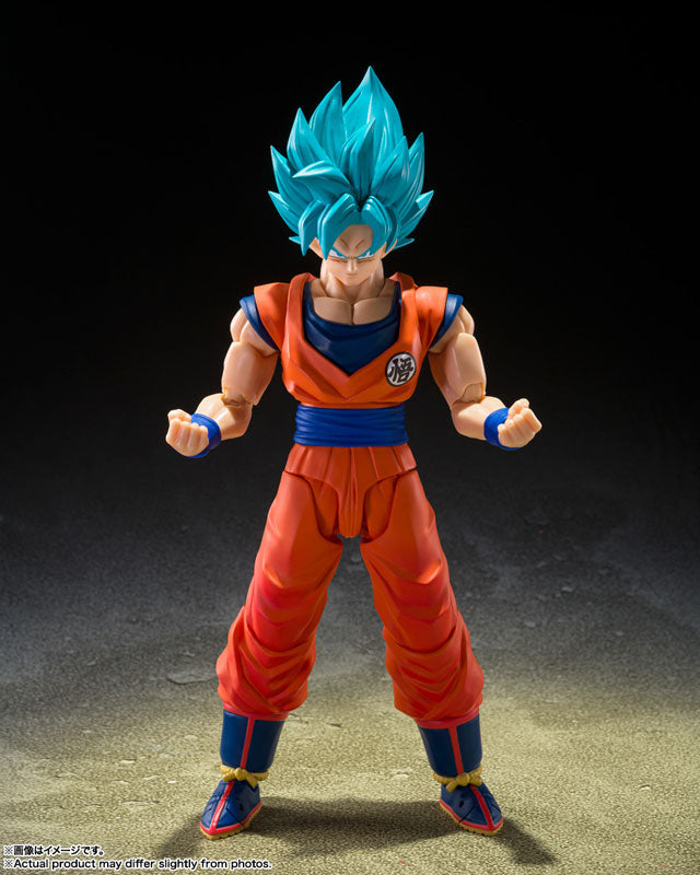DRAGON BALL SUPER - SUPER SAIYAN GOD SUPER SAIYAN SON GOKU BLUE POWER TRANSCENDING LIMITS S.H.FIGUARTS