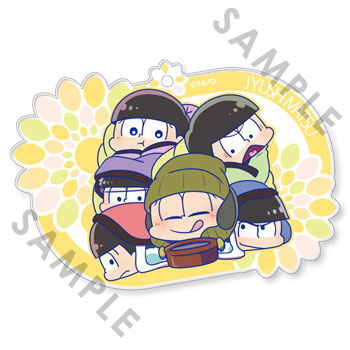 OSOMATSU FUTONMUSHI ACRYLIC TRADING HEYCHAIN