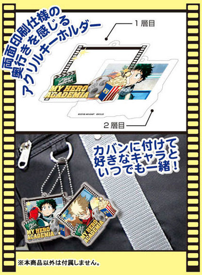 MY HERO ACADEMIA TWO HEROES ACRYLIC TRADING KEYCHAIN