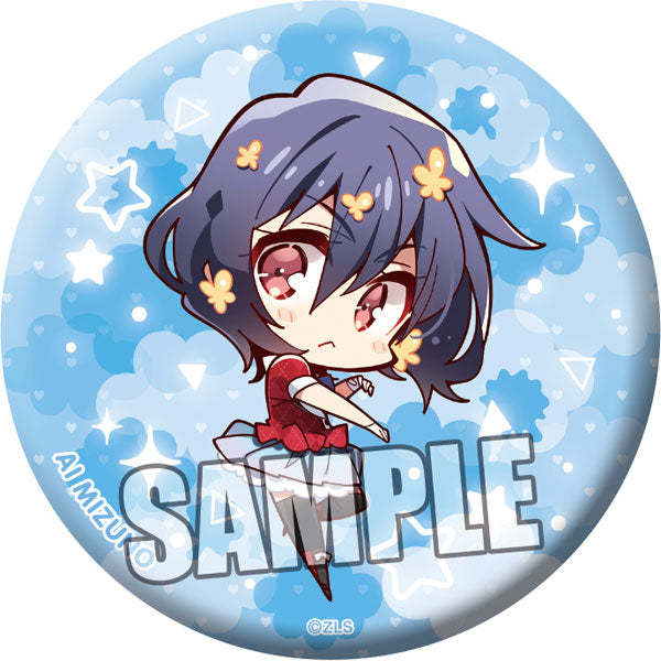 ZOMBIE LAND SAGA CHARA CAN BADGE - AI MIZUNO