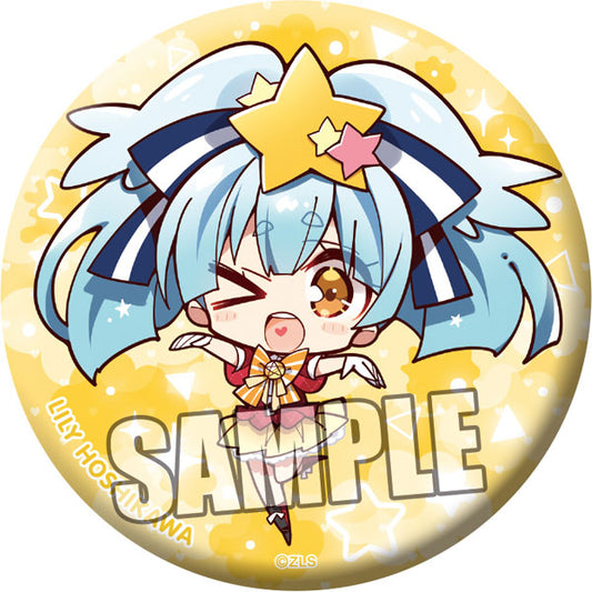 ZOMBIE LAND SAGA CHARA CAN BADGE - LILY HOSHIKAWA