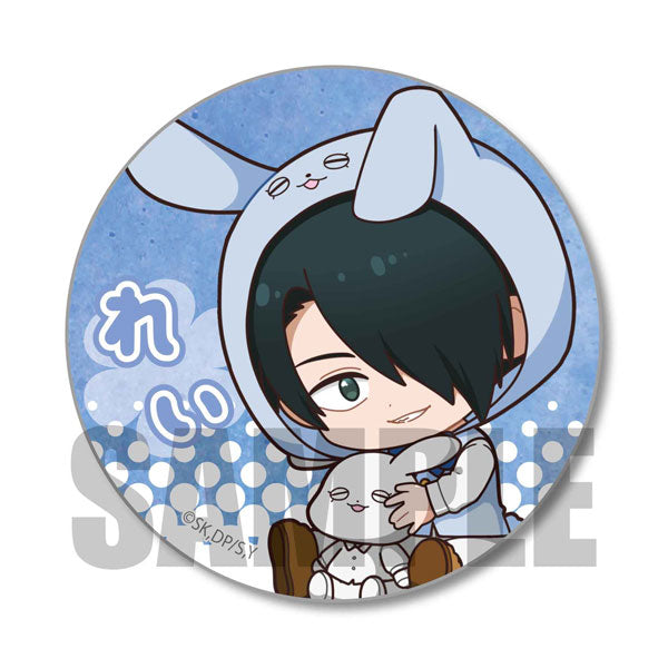 PROMISED NEVERLAND USAMIMI TRADING CAN BADGE