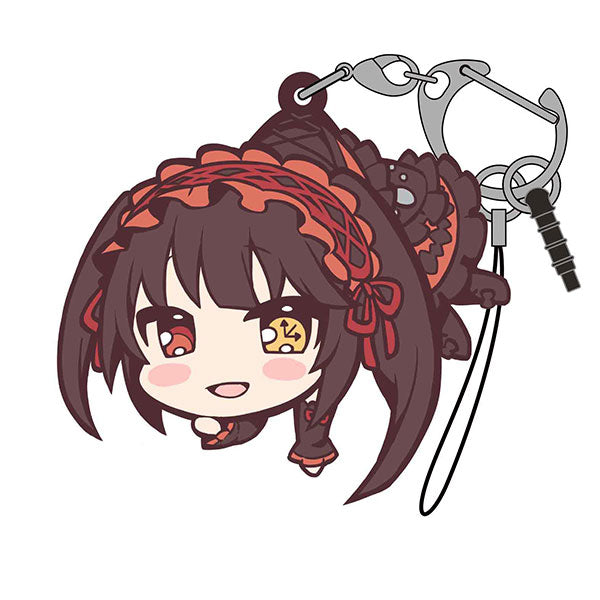 DATE A LIVE IV - KURUMI TOKISAKI VER. 2.0 TSUMAMARE RUBBER KEYCHAIN