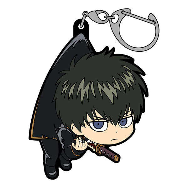 GINTAMA - TOSHIRO HIJIKATA TAKING A BREAK VER. TSUMAMARE RUBBER KEYCHAIN