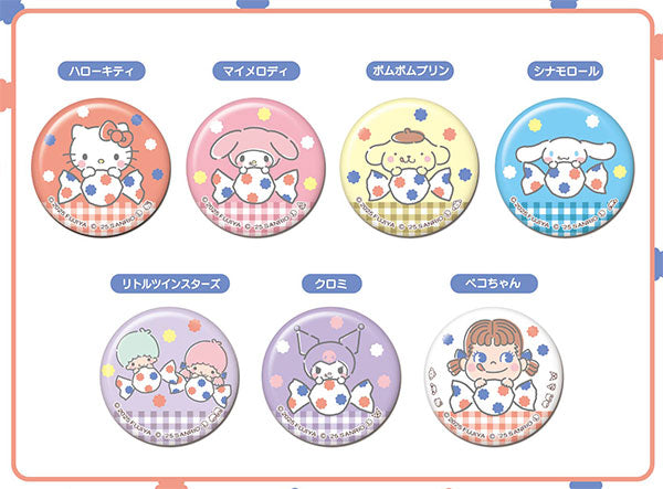 PEKO X SANRIO CHARACTERS - CAN BADGE VOL. 02 BLIND BOX TRADING