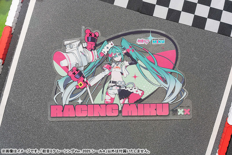 HATSUNE MIKU GT PROJECT - HATSUNE MIKU "RACING VER." 2025 STICKER A