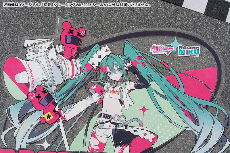 HATSUNE MIKU GT PROJECT - HATSUNE MIKU "RACING VER." 2025 STICKER A