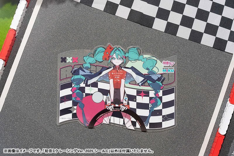 HATSUNE MIKU GT PROJECT - HATSUNE MIKU "RACING VER." 2025 STICKER C