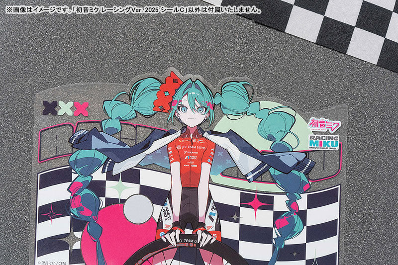HATSUNE MIKU GT PROJECT - HATSUNE MIKU "RACING VER." 2025 STICKER C