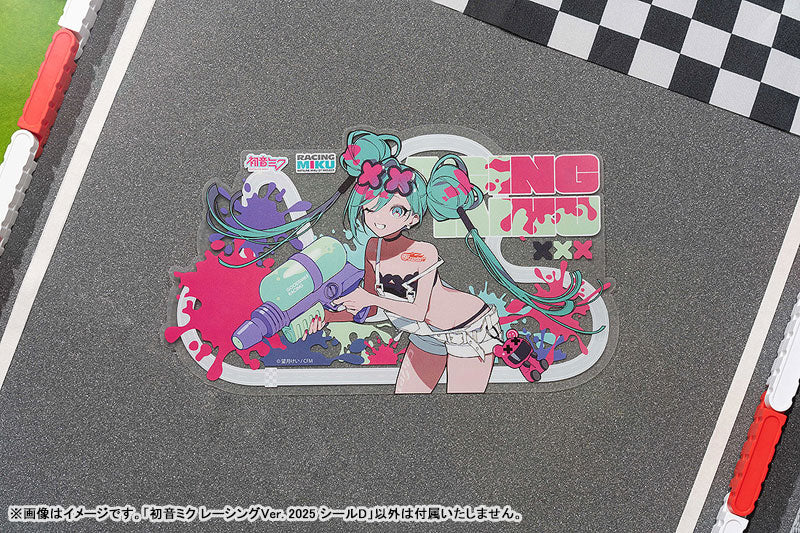 HATSUNE MIKU GT PROJECT - HATSUNE MIKU "RACING VER." 2025 STICKER D