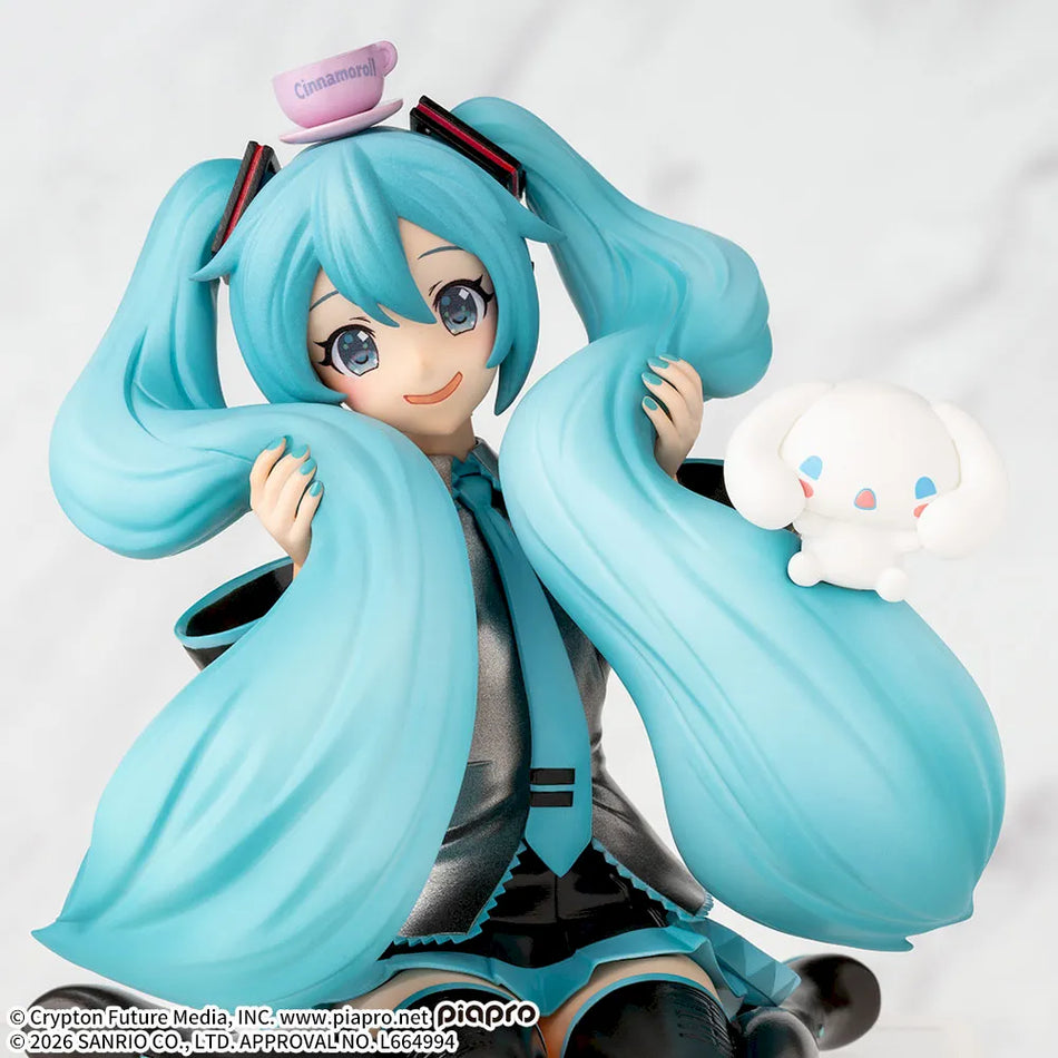 HATSUNE MIKU X CINNAMOROLL - FLUFFY VER. CHOCONOSE PREMIUM FIGURE