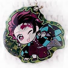 DEMON SLAYER MUGEN TRAIN TANJIRO KAMADO DEFORMED ACRYLIC KEYCHAIN