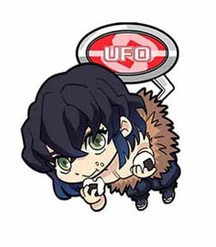 DEMON SLAYER UFO INOSUKE HASIBIRA VOLUME 3 ACRYLIC KEYCHAIN