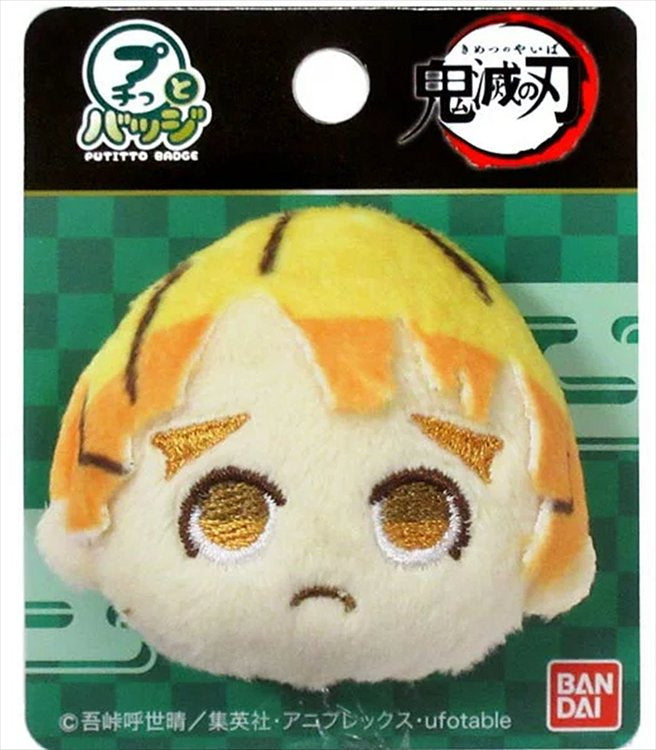 DEMON SLAYER VOLUME 1 ZENITSU PLUSH BADGE