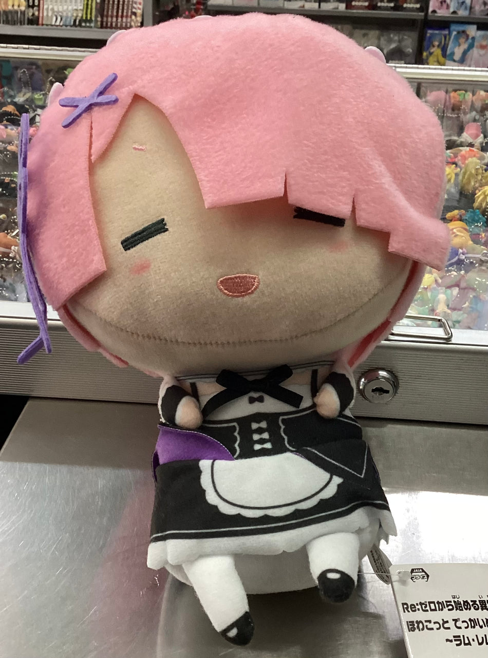 RE:ZERO BIG RAM EYES CLOSED PLUSH