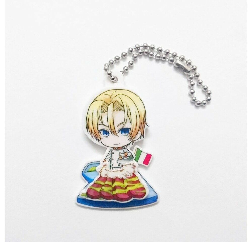 FOOD WARS PLATE TAKUMI KEYCHAIN