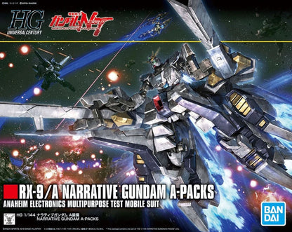 GUNDAM RX 9/A NARRATIVE GUNDAM A-PACKS HG 1/144 MODEL KIT #218