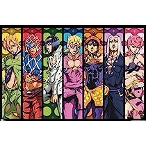 JOJO'S BIZARRE ADVENTURE: PART 5 - GROUP HIGH-END WALL SCROLL
