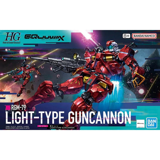 MOBILE SUIT GUNDAM GQUUUUUUX - LIGHT-TYPE GUNCANNON #6 1/144 HG MODEL KIT