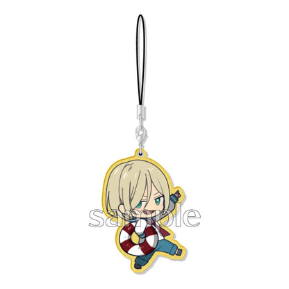 YURI ON ICE VOLUME 2 PEARL ACRYLIC PHONE STRAPS