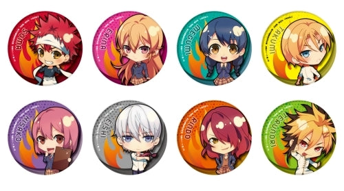 FOOD WARS THE THIRD PLATE TRADING CAN BADGE