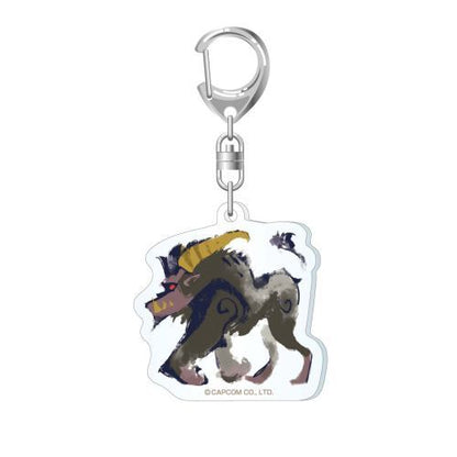 MONSTER HUNTER RISE ICON V02 TRADING ACRYLIC KEYCHAIN