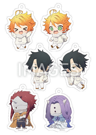 PROMISED NEVERLAND ACRYLIC TRADING KEYCHAIN