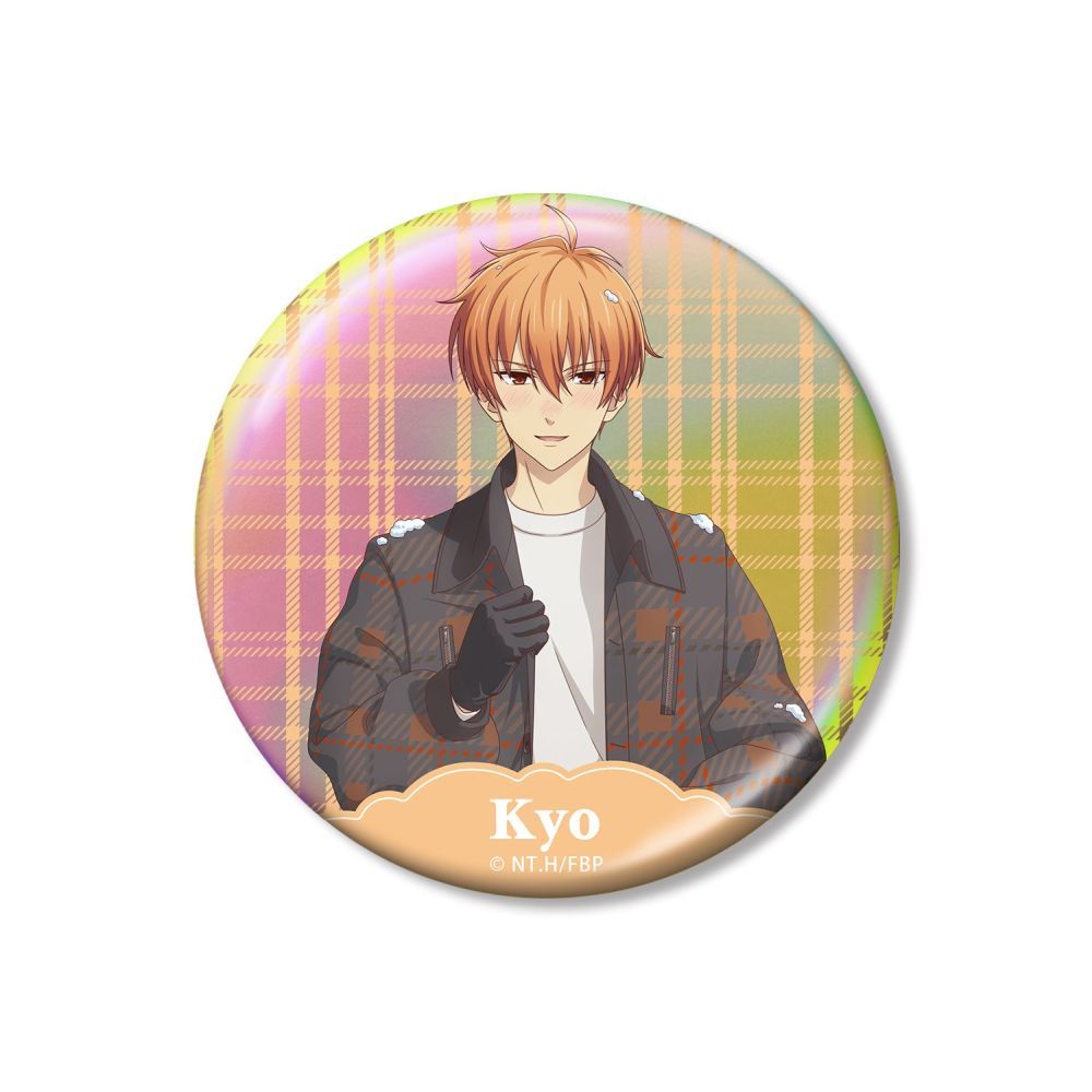 FRUITS BASKET - KYO SOMA "PLAYING IN THE SNOW VER." 75MM AURORA CAN BADGE