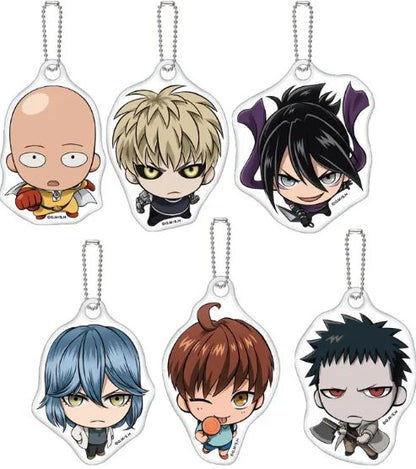 ONE PUNCH MAN MIAGETE RUBBER TRADING KEYCHAIN