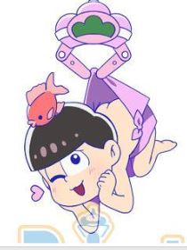 OSOMATSU UFO MASCOT TODOMATSU ACRYLIC KEYCHAIN