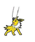 POKEMON EEVEELUTIONS JOLTEON RUBBER KEYCHAIN